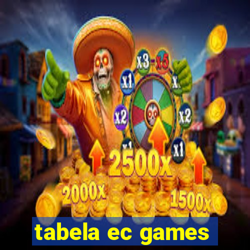 tabela ec games